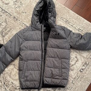Under Armour Kids Charcoal Puffer Jacket